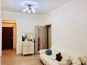 Business Apartment, 2 Bedrooms | Living room | Flat-screen TV - Check-in apartment Metropark Mall (Baku)