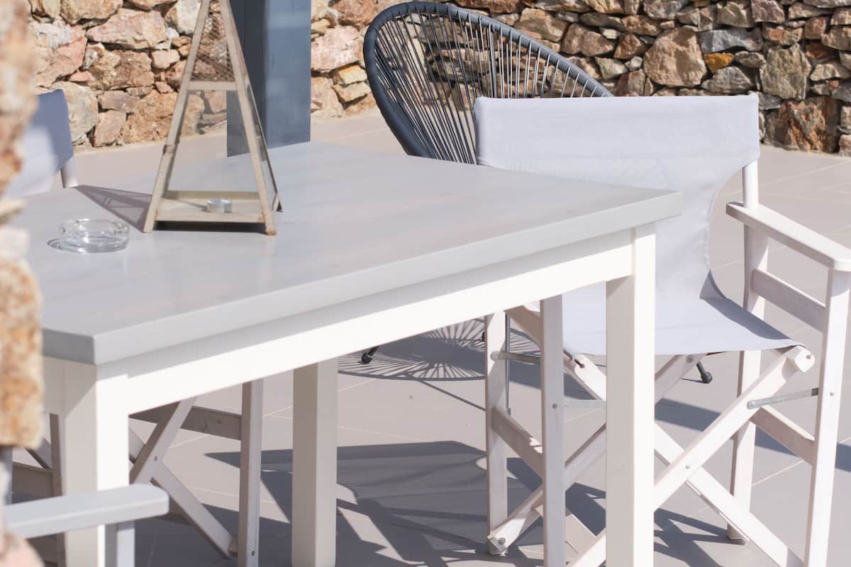 Studio, uitzicht op zee | Terras