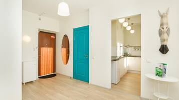 Apartment, 1 Schlafzimmer (Tokarey, 40-226) | Bügeleisen/Bügelbrett, kostenloses WLAN