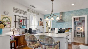 Signature Cottage, 2 Bedrooms | Private kitchen | Coffee/tea maker, fridge, microwave, oven - Virginia St Dollhouse (Prescott)