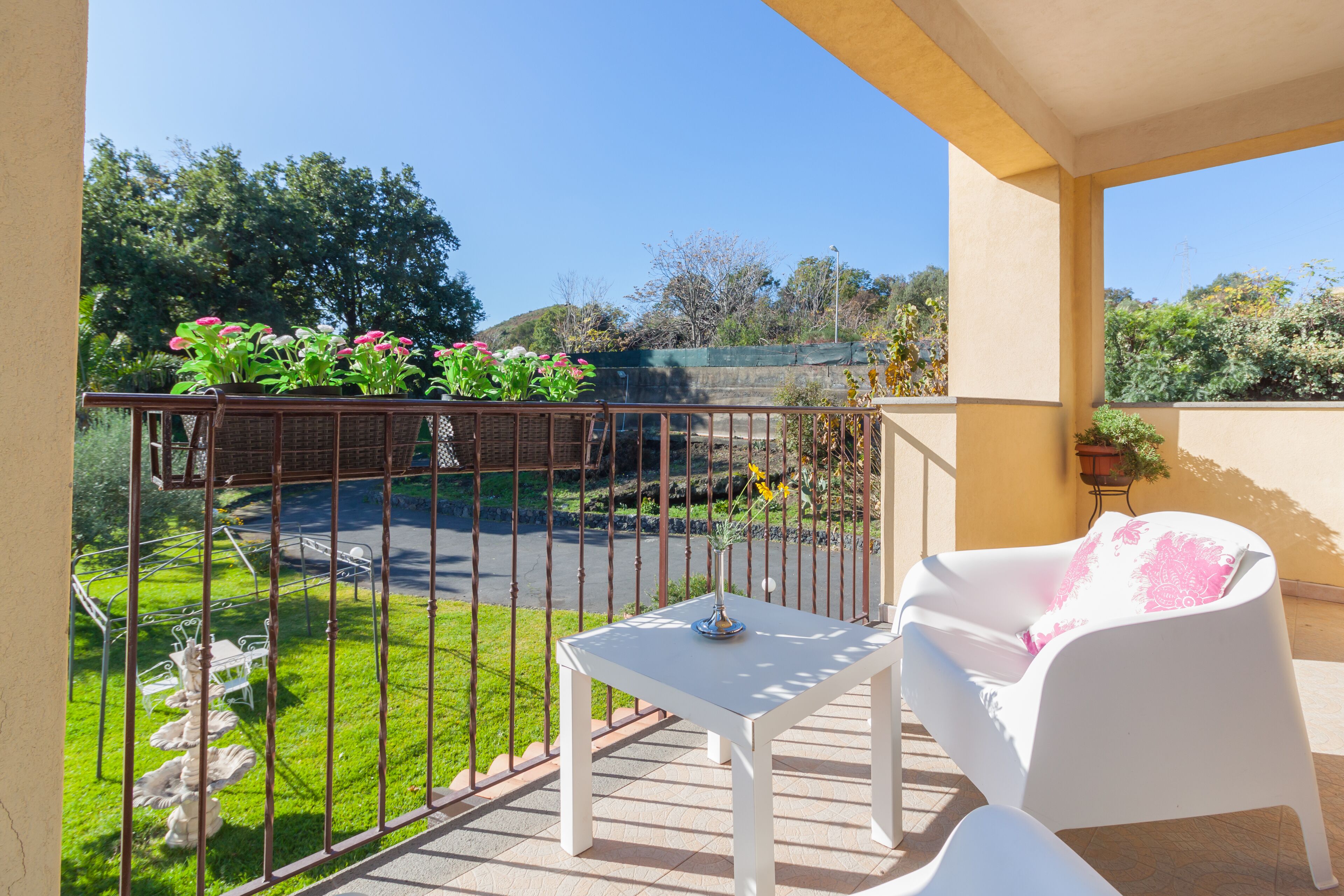 Panoramic-Suite, 1 Schlafzimmer, Terrasse, Meerblick | Terrasse/Patio