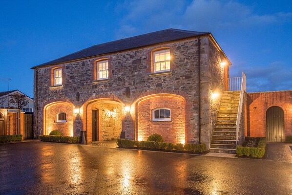 Majoituspaikan julkisivu