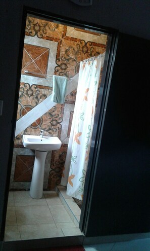 Superior Suite, 1 King Bed, Refrigerator | Bathroom sink