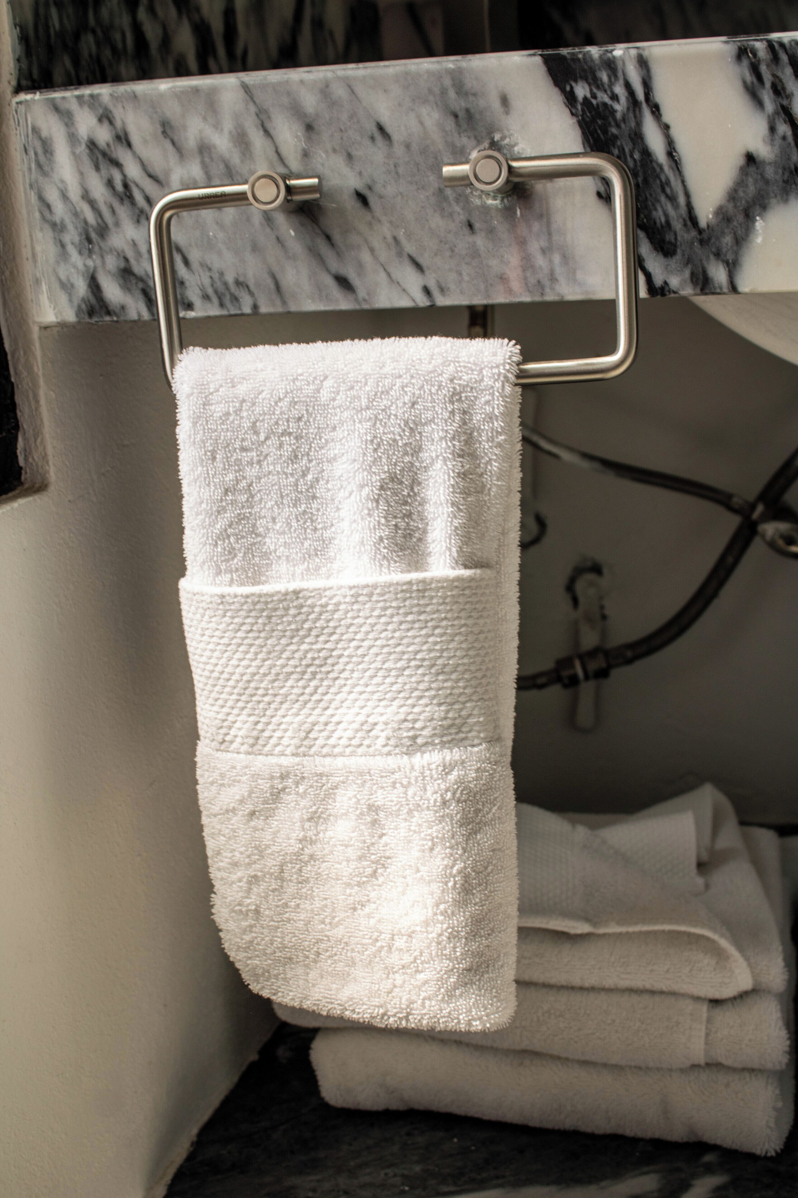 single room | bathroom | shower, hair dryer, towels