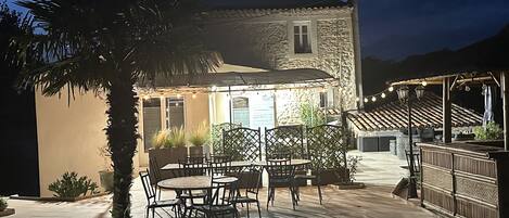 Blick von der Unterkunft