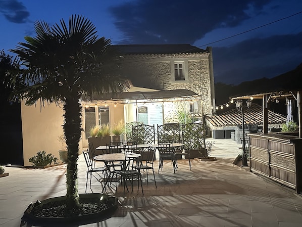 Blick von der Unterkunft