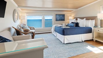 Panoramic Double Room, 1 King Bed, Ocean View, Oceanfront | Premium bedding, desk, iron/ironing board, free WiFi