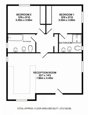 شاليه | مخطط تصميم الطابق