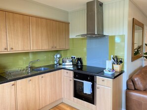 Cabin, Multiple Beds | Private kitchen | Fridge, microwave, oven, stovetop