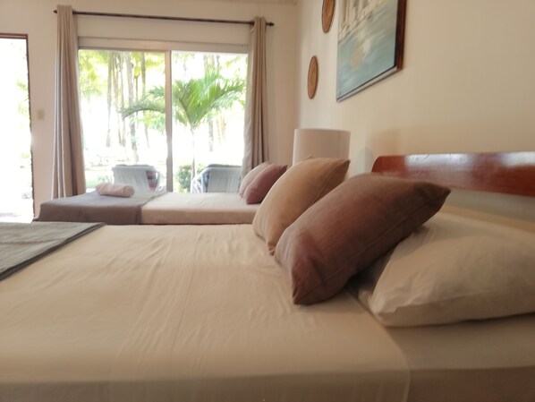 Standard Double Room, 2 Queen Beds | 1 bedroom, bed sheets