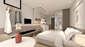 Phòng Suite | Két bảo mật tại phòng, bàn, phòng cách âm, bàn ủi/dụng cụ ủi quần áo 