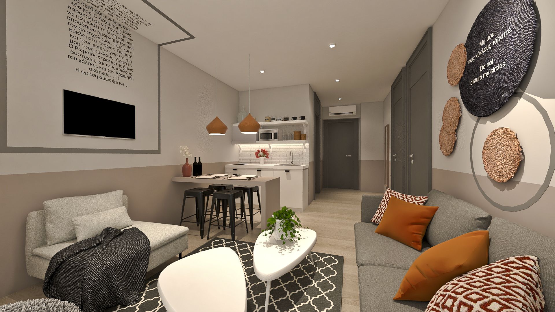 Appartement, 2 slaapkamers | Privékeuken | Een koelkast, een microgolfoven, een kookplaat, een espressoapparaat