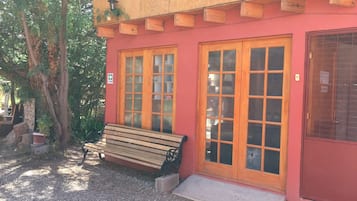 Overnatningsstedets facade