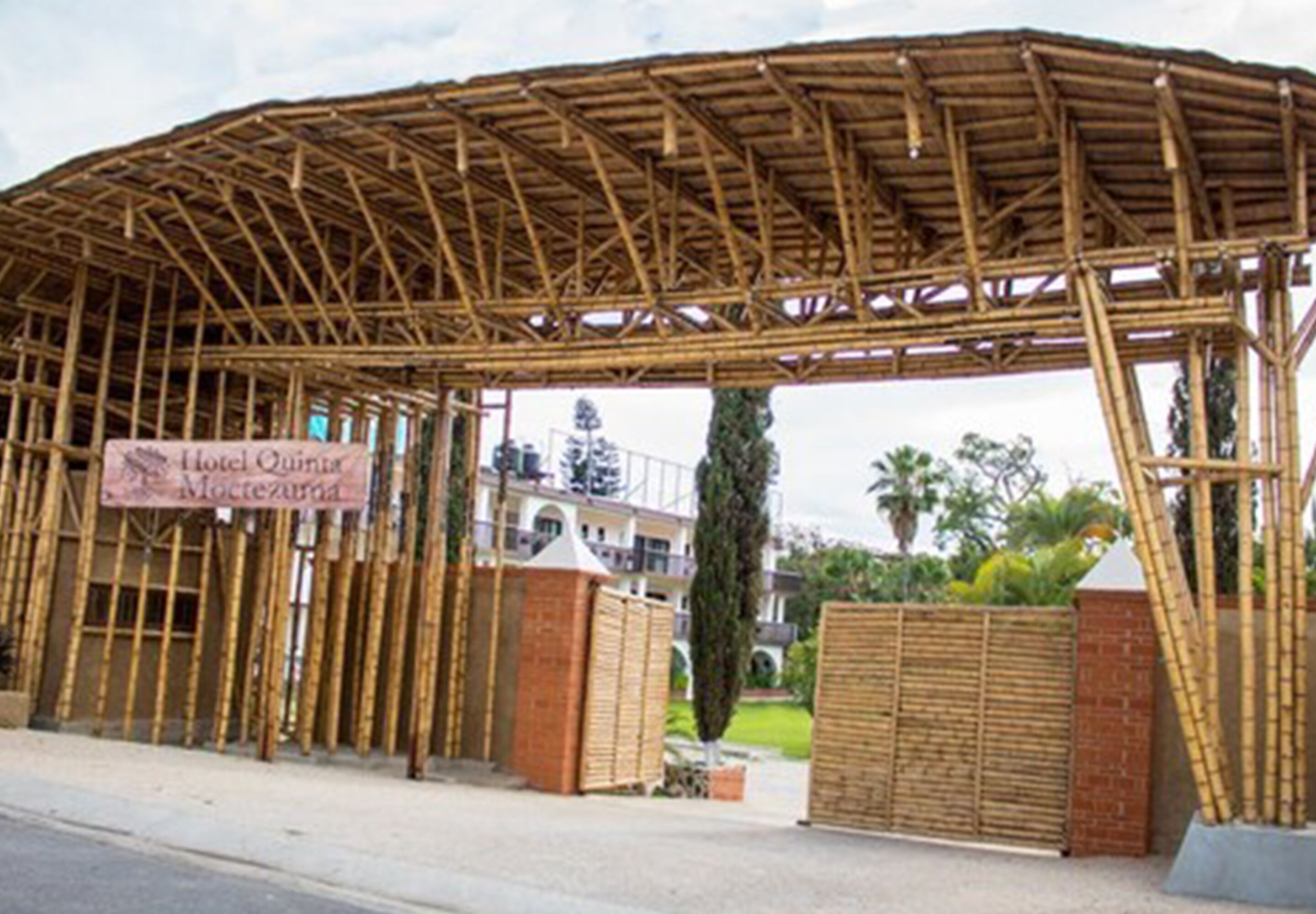 Entrada de la propiedad