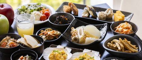 Sarapan siap masak setiap hari (JPY 1800 per orang)