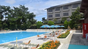 Sæsonbestemt udendørs pool