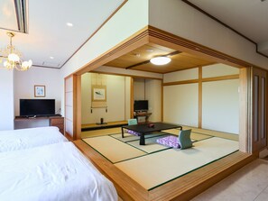 In-room safe, free WiFi, bed sheets - Ikoi no Mura Noto Hanto (Shika)
