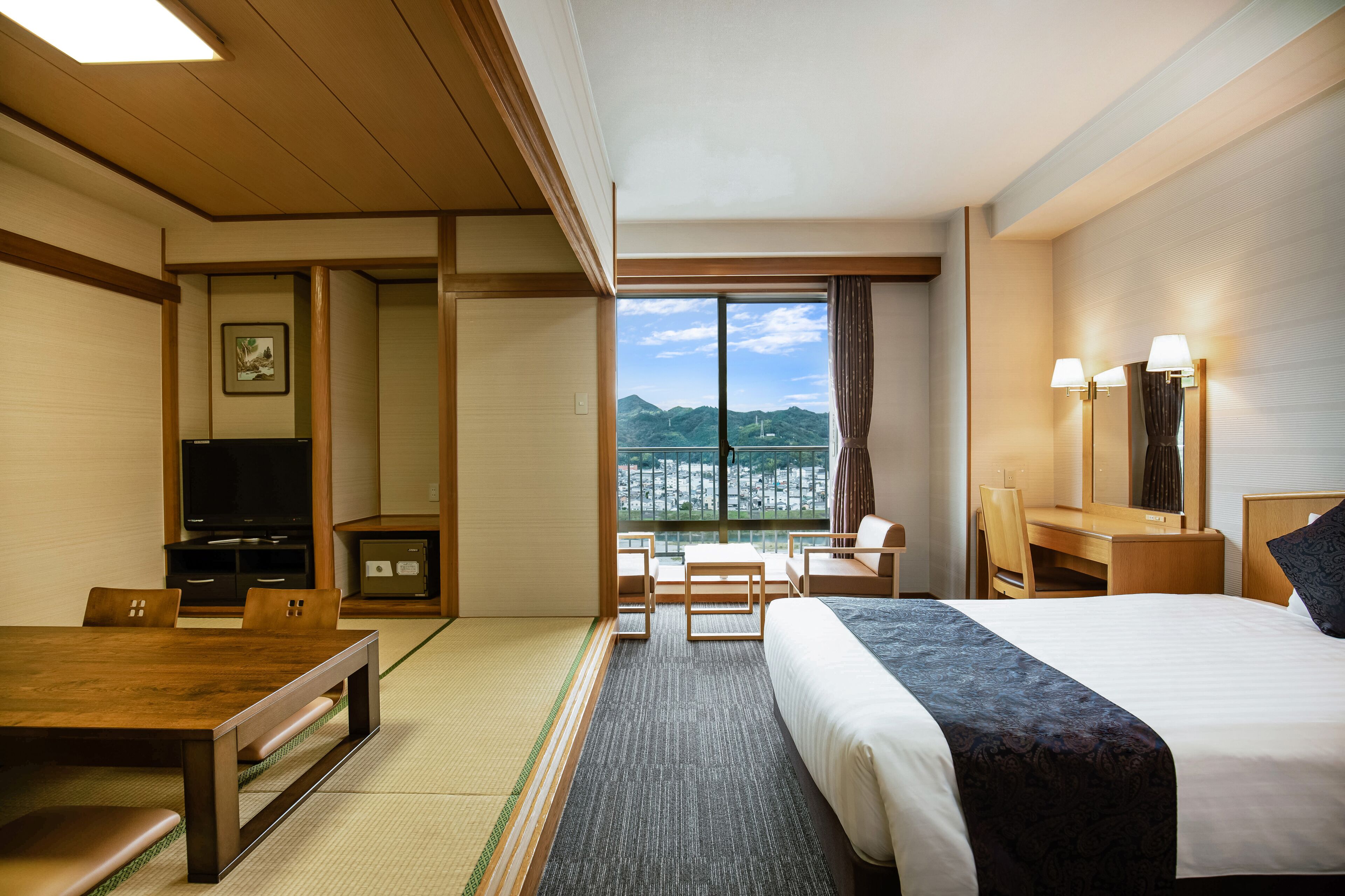 Traditional-Zimmer, Nichtraucher, eigenes Bad (Japanese-Western style, With bath) | Zimmersafe, kostenloses WLAN, Bettwäsche