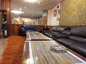 Sitteområde i lobbyen