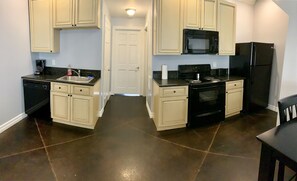 Fridge, microwave, oven, stovetop - Watkins Glen 3-Bedroom Suites Unit 3 (Watkins Glen)