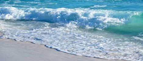 Playa en los alrededores y camastros