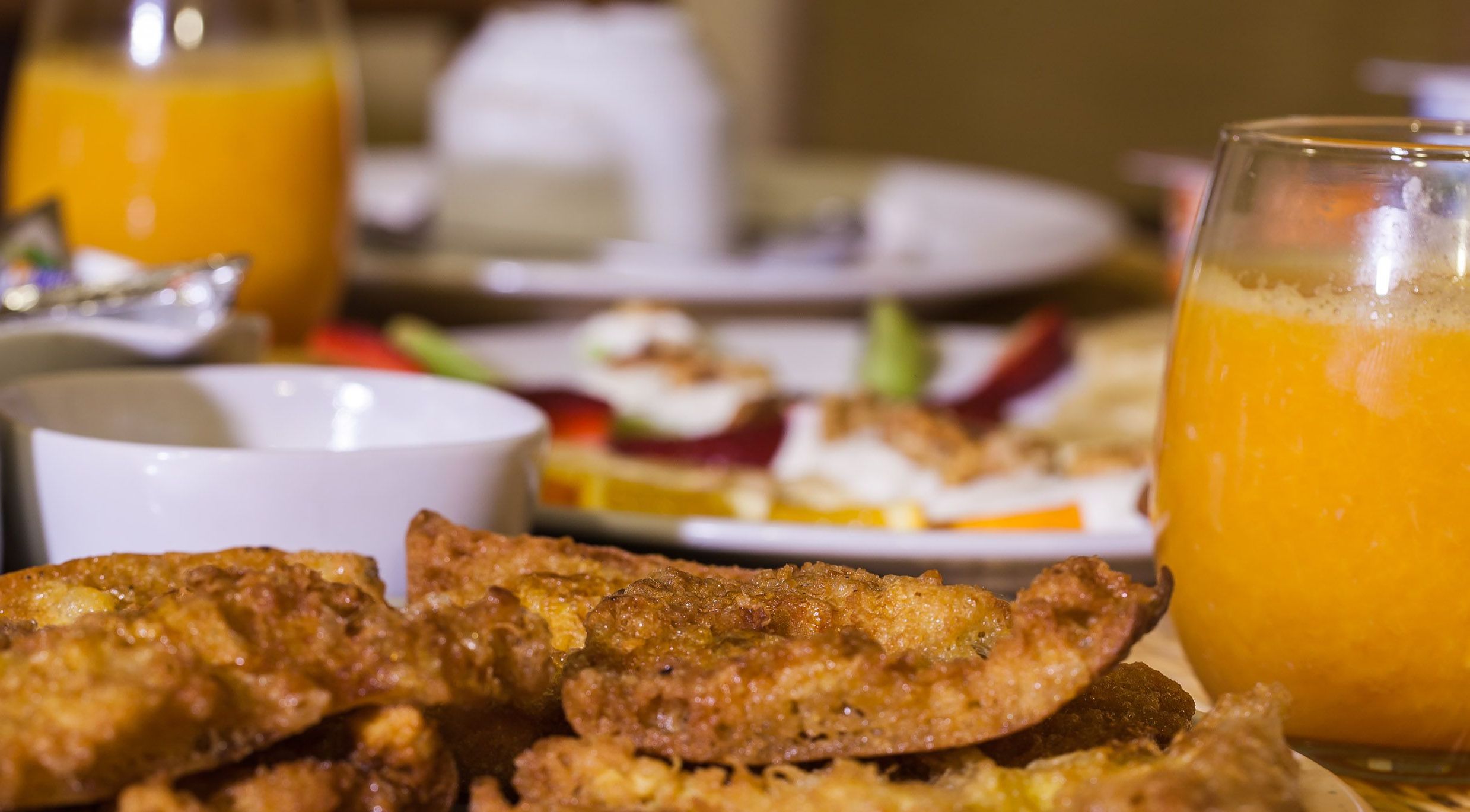 Petit déjeuner composé de spécialités régionales compris tous les jours