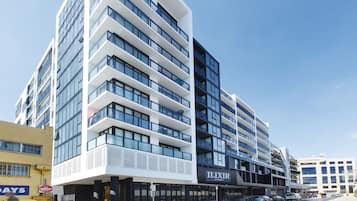 Overnatningsstedets facade