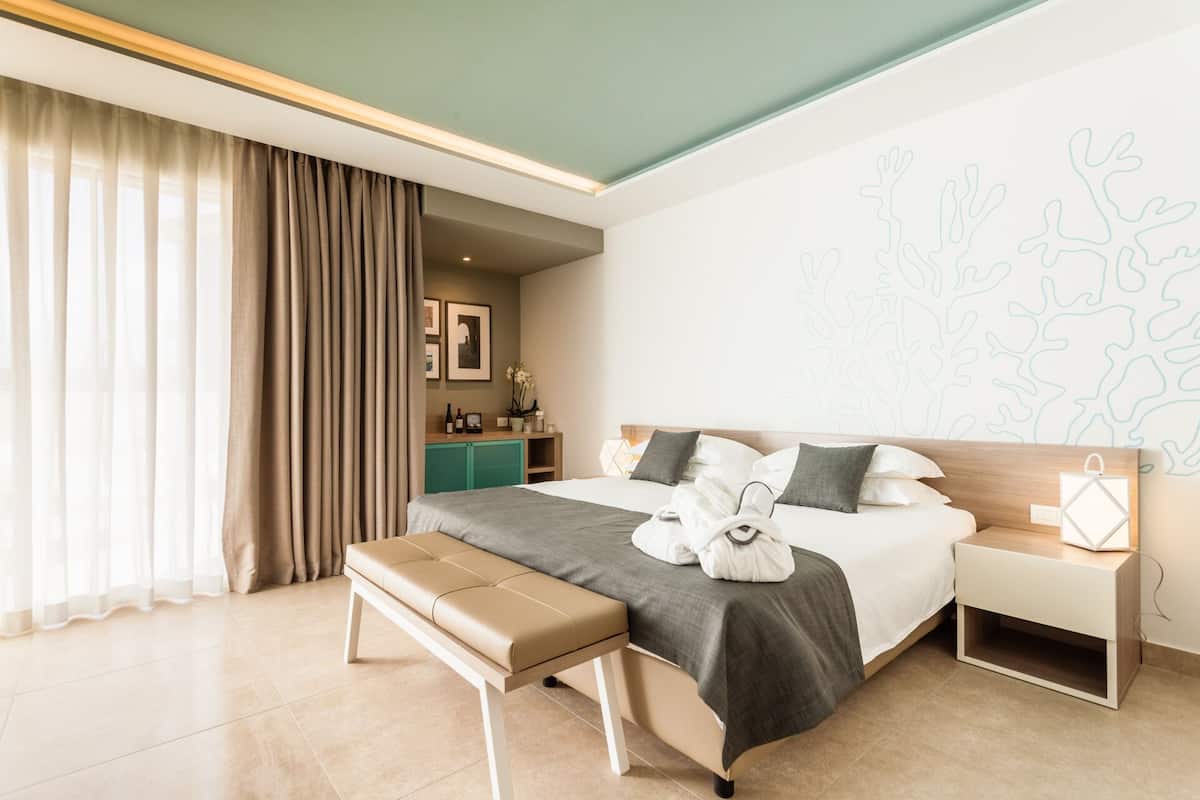 Deluxe Double Room | Minibar, in-room safe, individually decorated, individually furnished