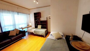 1 bedroom, iron/ironing board, Internet, bed sheets