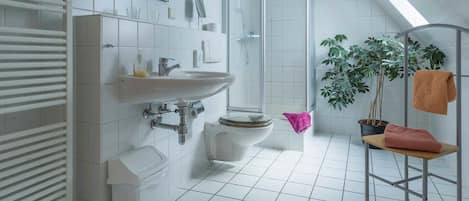 Shower, towels