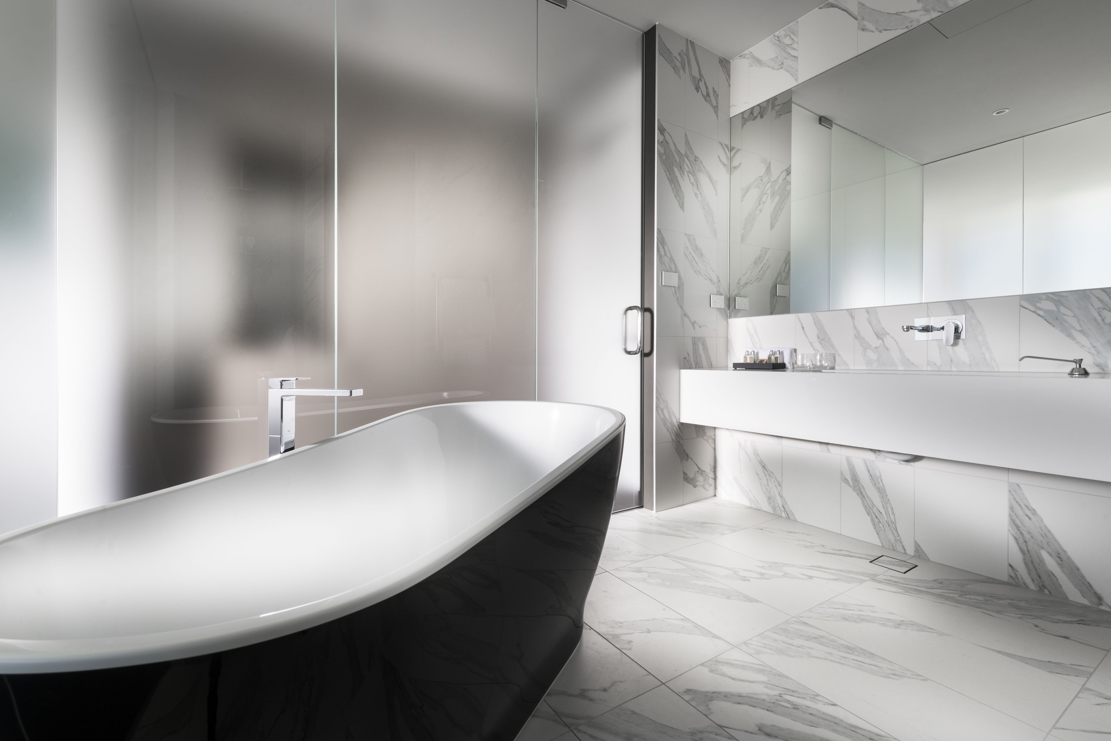 premier room, 1 king bed, bathtub | bathroom | designer toiletries, hair dryer, slippers, towels