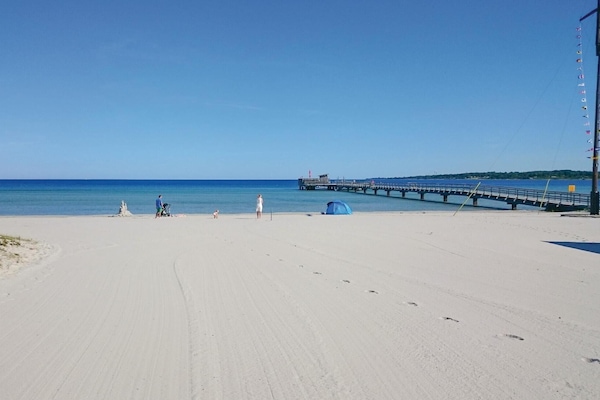 Nära stranden och fiske