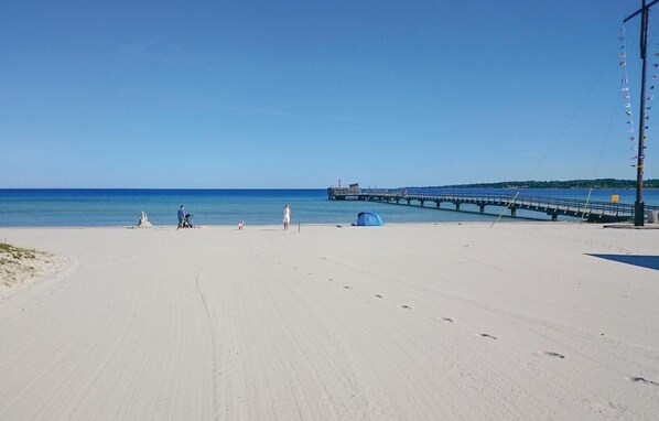 Nära stranden och fiske
