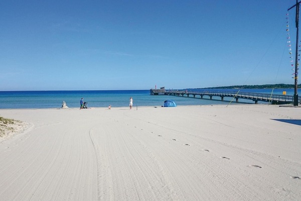 Nära stranden och fiske