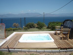 Villa - 3 sovrum - bubbelpool - havsutsikt (Trapeza) | Terrass/Patio