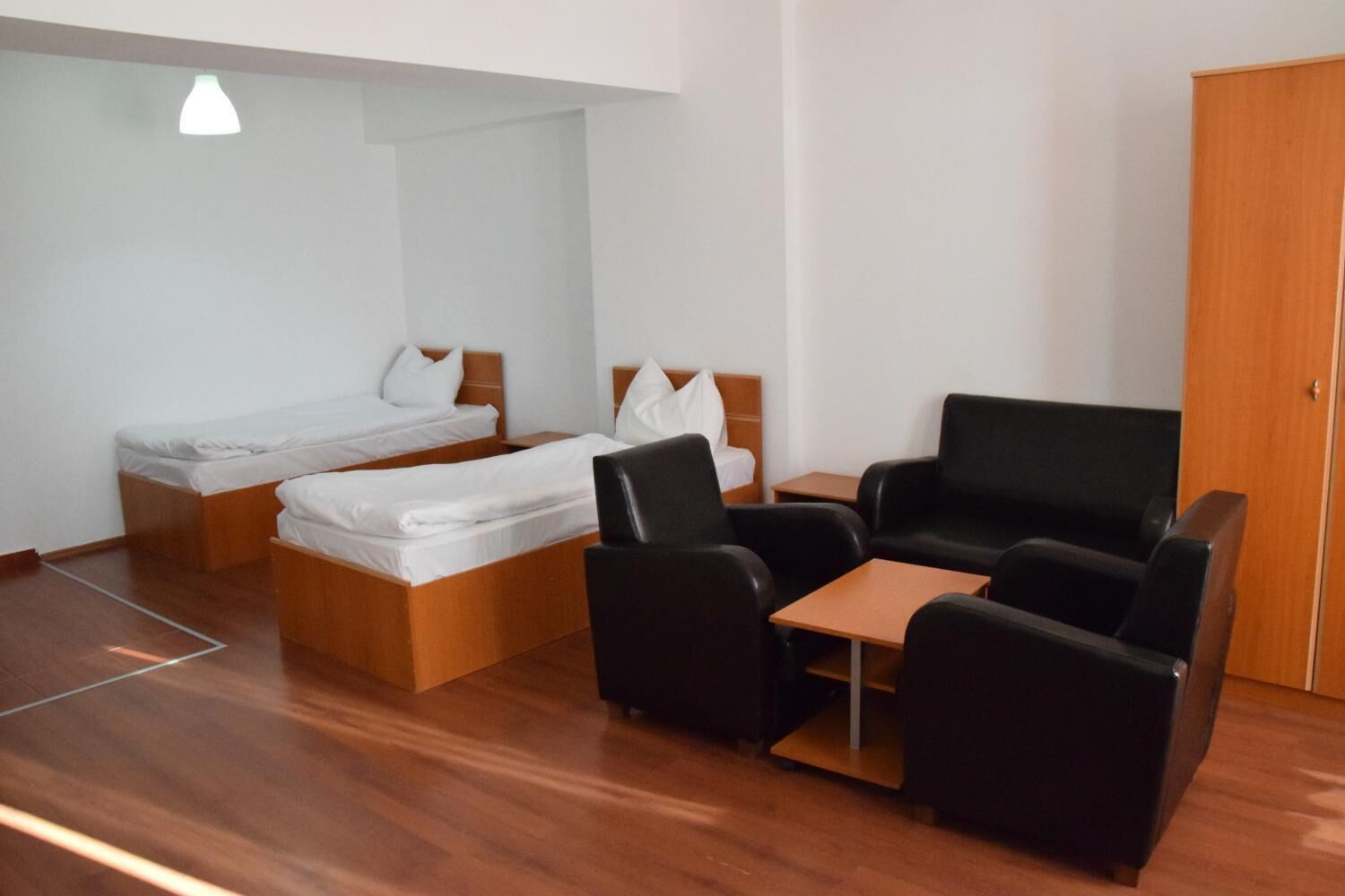 Blackout curtains, iron/ironing board, free WiFi