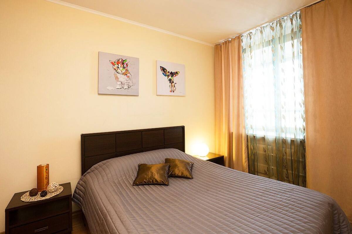 Apartment, 1 Schlafzimmer (Belinskogo, 86-243) | 1 Schlafzimmer, Bügeleisen/Bügelbrett, kostenloses WLAN
