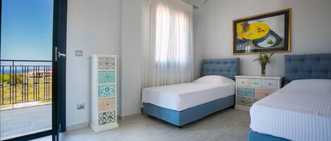 Seirios Luxury Villa | 1 bedroom, premium bedding, in-room safe, desk