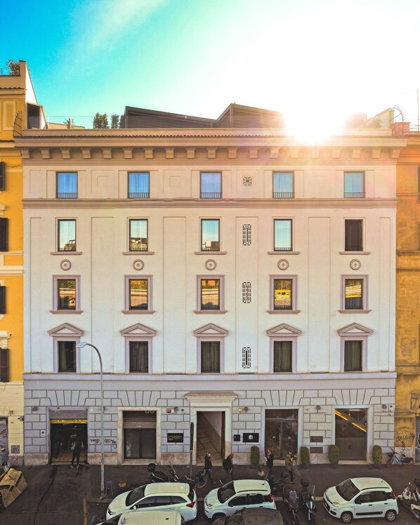 Majoituspaikan julkisivu