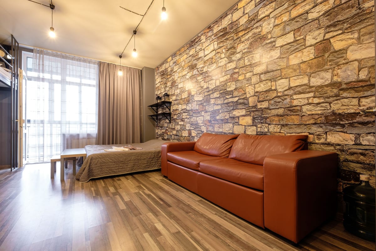 Apartment, 1 Schlafzimmer (Gogol, 57-7) | 1 Schlafzimmer, Schreibtisch, Bügeleisen/Bügelbrett, kostenloses WLAN