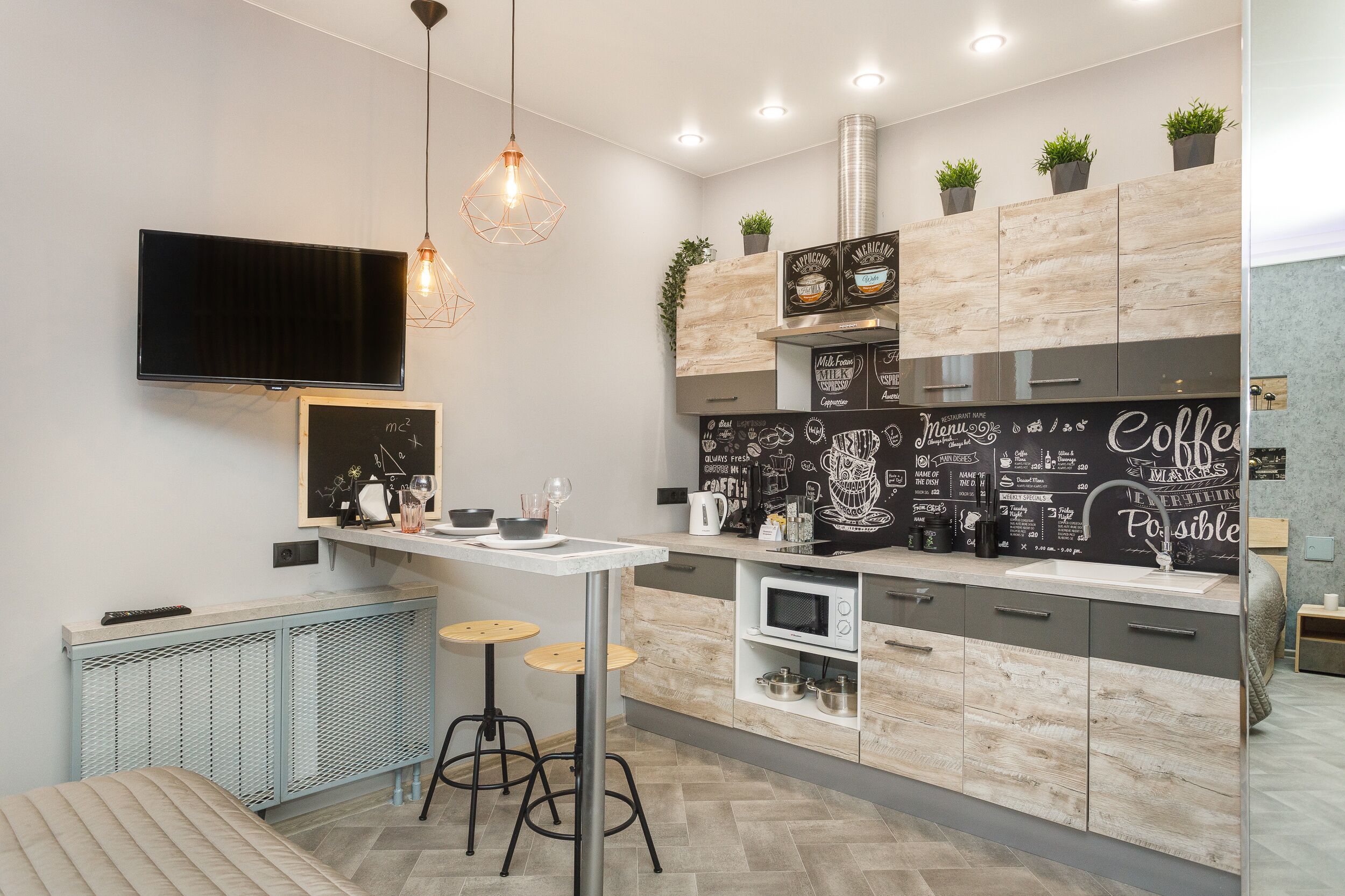 Design-Studio | 1 Schlafzimmer, Schreibtisch, Bügeleisen/Bügelbrett, kostenloses WLAN