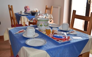 Petit déjeuner continental compris tous les jours