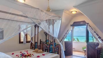 Double Ocean View | Coffres-forts dans les chambres, Wi-Fi gratuit, draps fournis