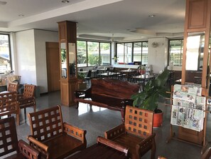 Zona de estar del vestíbulo
