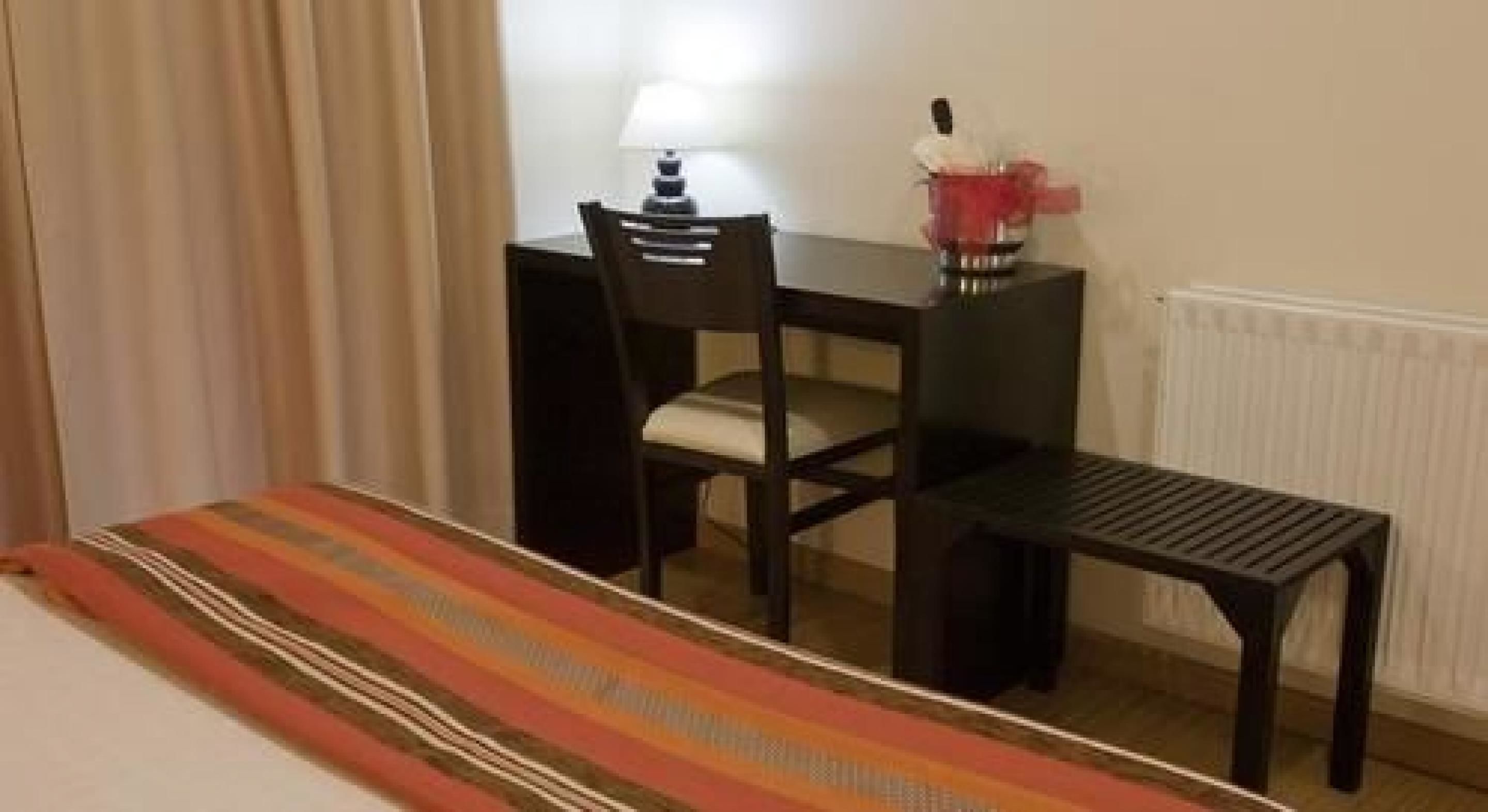 double or twin room | in-room safe, desk, blackout curtains, soundproofing