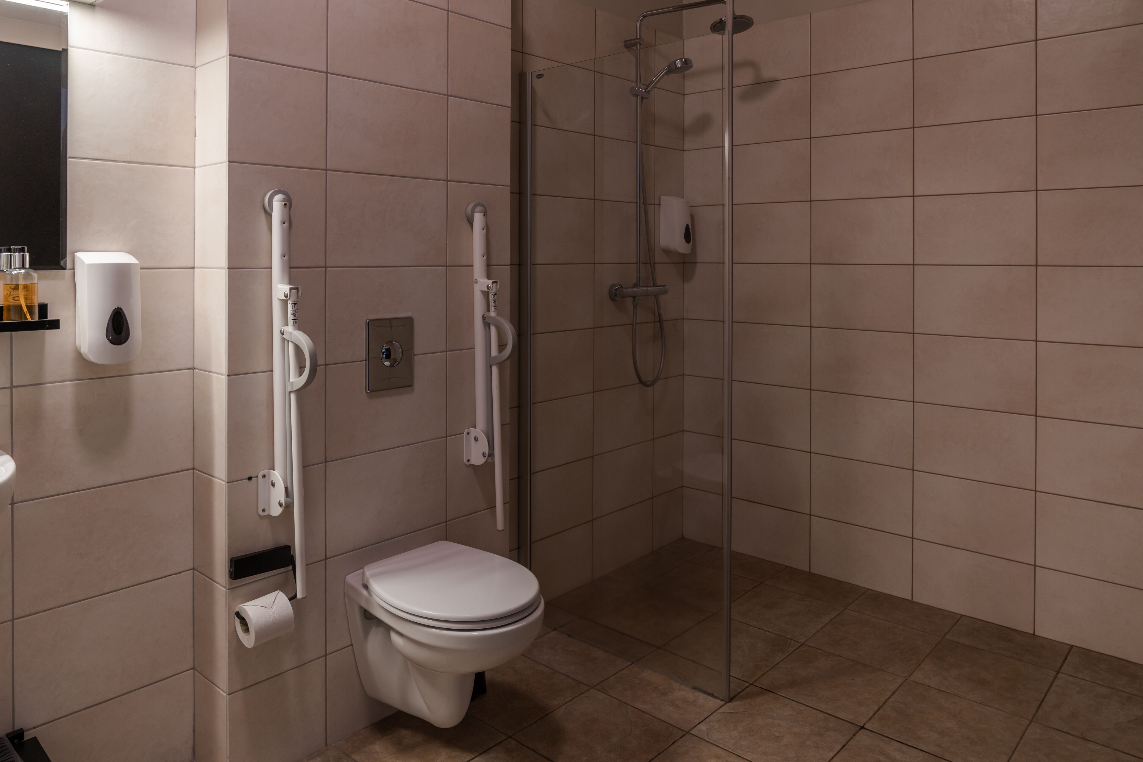 triple room | bathroom | shower, free toiletries, hair dryer, towels