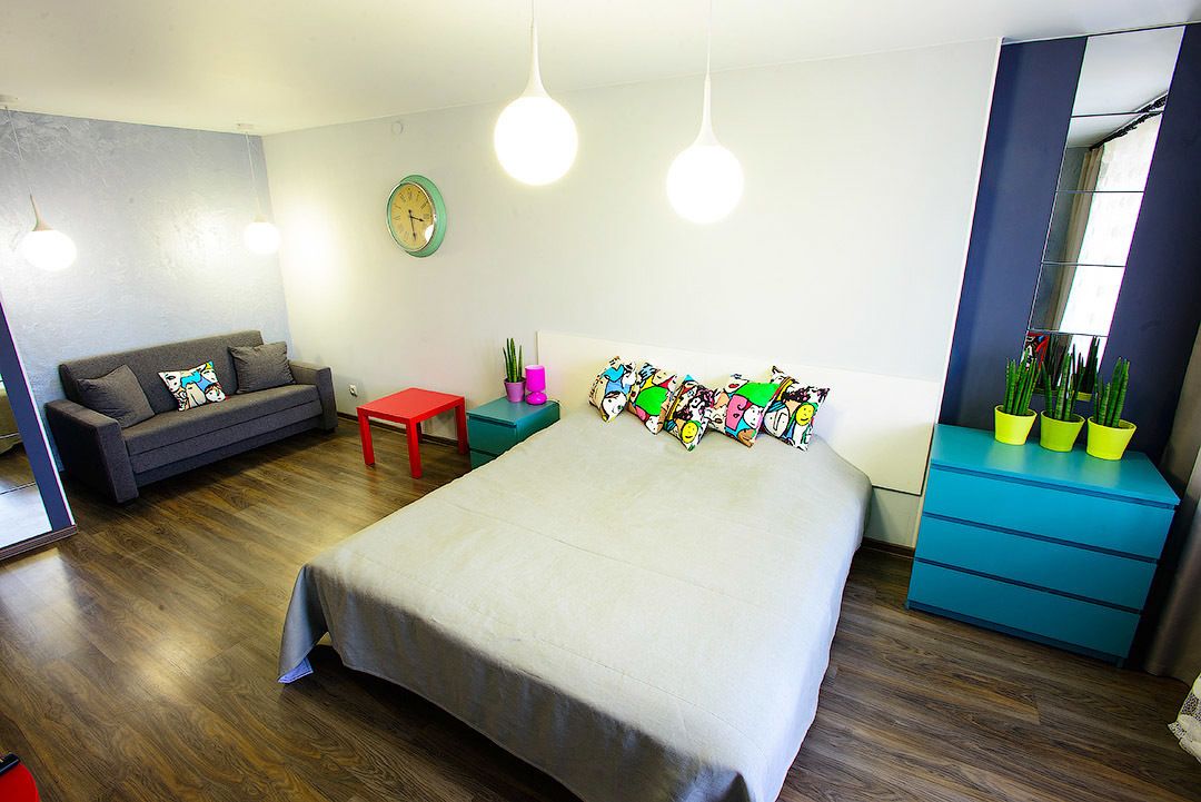 Apartment, 1 Schlafzimmer (Eremina, 3- 35) | Schreibtisch, Bügeleisen/Bügelbrett, kostenloses WLAN, Bettwäsche