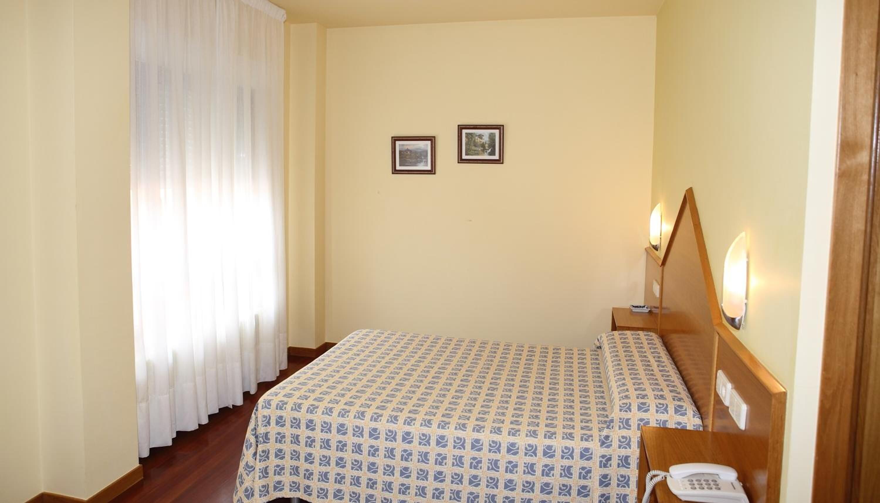 blackout curtains, free cots/infant beds, free wifi, bed sheets