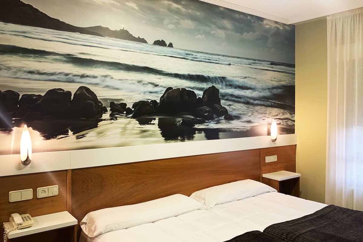 blackout curtains, free cots/infant beds, free wifi, bed sheets