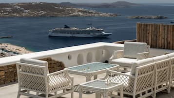 Mykonos Divino 3 - 3 bedrooms Sea View Villa with private pool | Vista spiaggia/mare